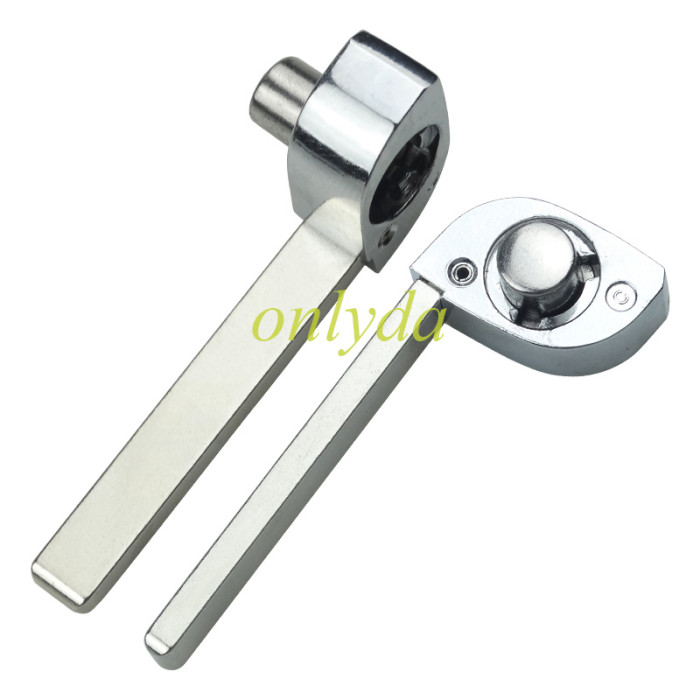 For Chevrolet modified folding remote  key shell  HU100 blade，with round  badge place, pls choose the button