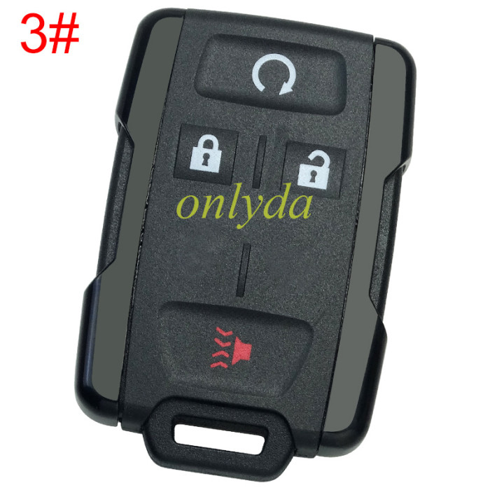 For Chevrolet  remote key shell with cross badge place, the side part is black, pls choose the button