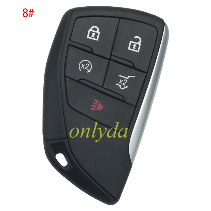For Chevrolet Buick GM 2+1/3+1/4+1/5+1 button remote key  shell  without badge(please choose button)
