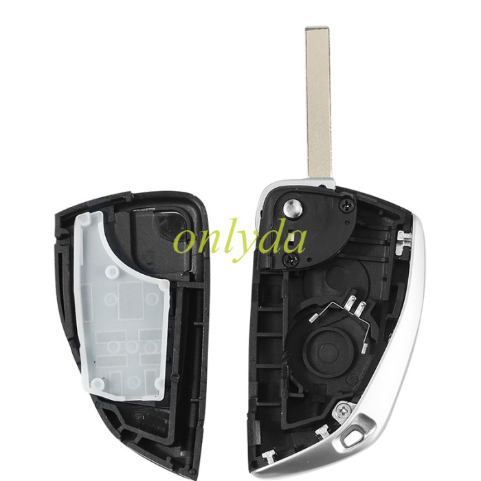 For Chevrolet  modified remote key  shell with round badge place ,please choose button
