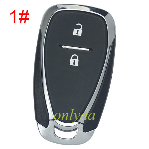 For Chevrolet  remote key blank with cross badge place, pls choose the button