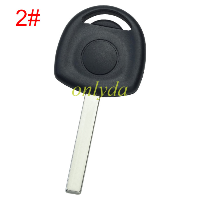 For Chevrolet transponder key shell without badge, pls choose the blade