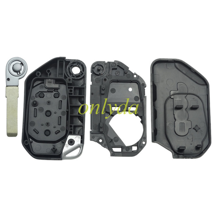 For Jeep remote key shell with badge, pls choose the button