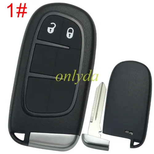 For Chrysler  remote key shell with blade CY24，the key pad cant be removed，without badge place , pls choose button