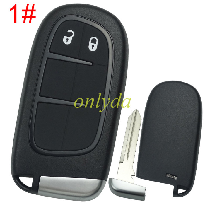For Chrysler  remote key shell with blade CY24，the key pad cant be removed，without badge place , pls choose button