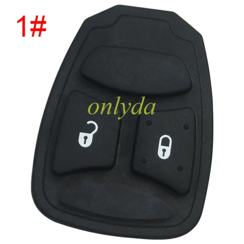 For Chrysler remote  key shell rubber pad, pls choose the button
