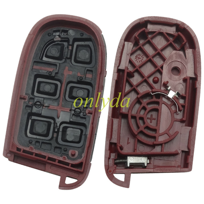 For Chrysler/Jeep/Dodg  remote key shell with blade CY24，the key pad can't remove，with logo place , pls choose button