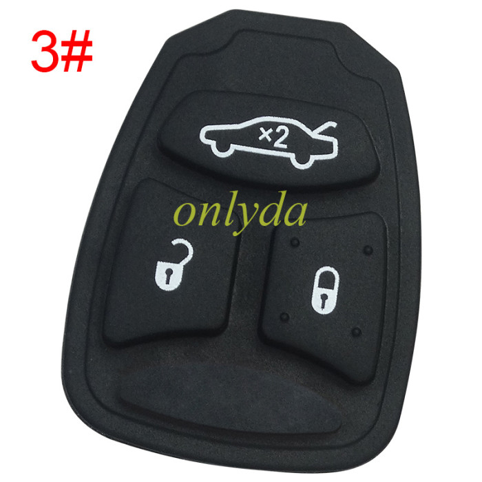 For Chrysler remote  key shell rubber pad, pls choose the button