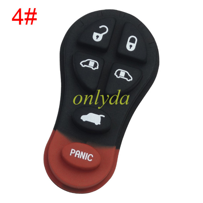 For Chrysler remote key shell with battery holder, pls choose the button