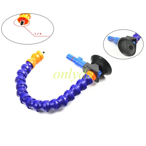 For Car dent repair tool, dent repair detection accessories, leveling lamp magnet bracket universal elbow bracket is Straight