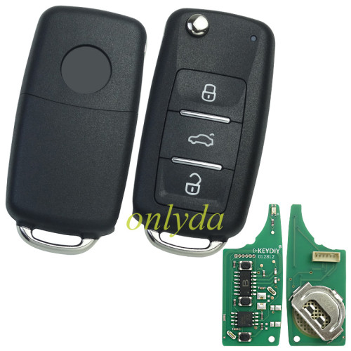 keyDIY brand for VW style 3 button remote key B08-3