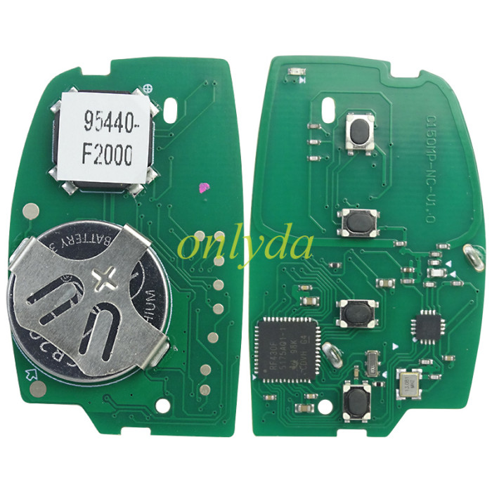 For Hyundai Elantra  2016-2018 year 95440-F2000 smart proximity key Part Number: 95440-F2000 (95440F2000)