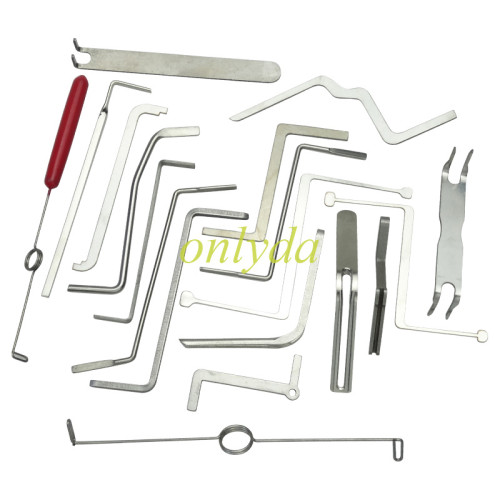 HUK commonly used lock push rod set 19 pieces