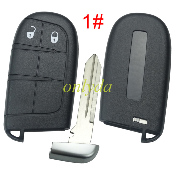 For Chrysler  remote key shell with blade CY24 ,the key pad can't remove ，with logo place, pls choose button