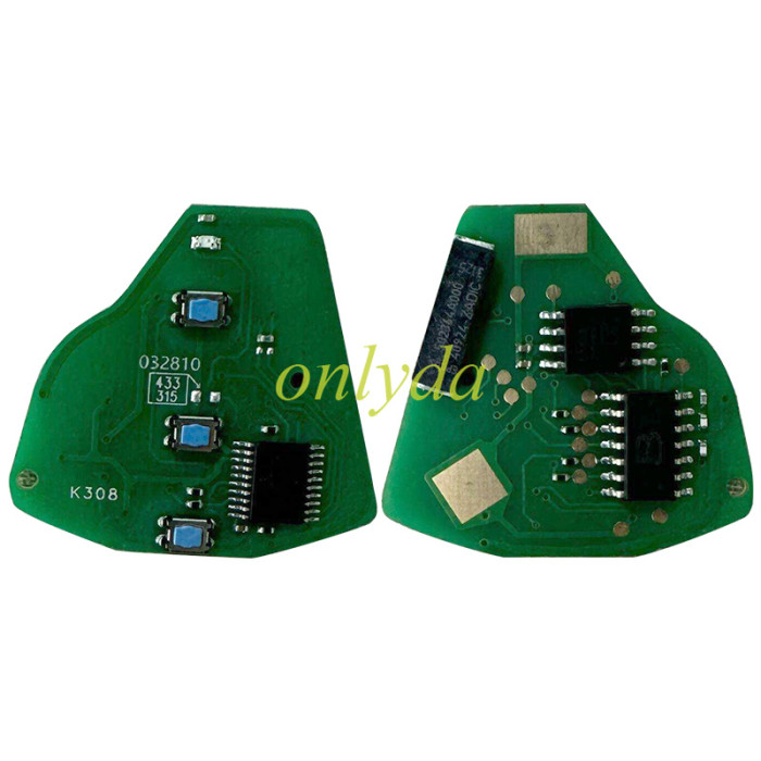For Porsche remote 911 918 key with315 or 434mhz ASK with ID46 chip,you can choose 2 button or 3 button.