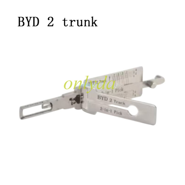 Lishi lockpick tool for BYD 2 track