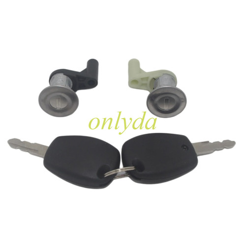 DOOR LOCK FRONT LEFT and RIGHT for Renault Twingo Dacia Logan Sandero