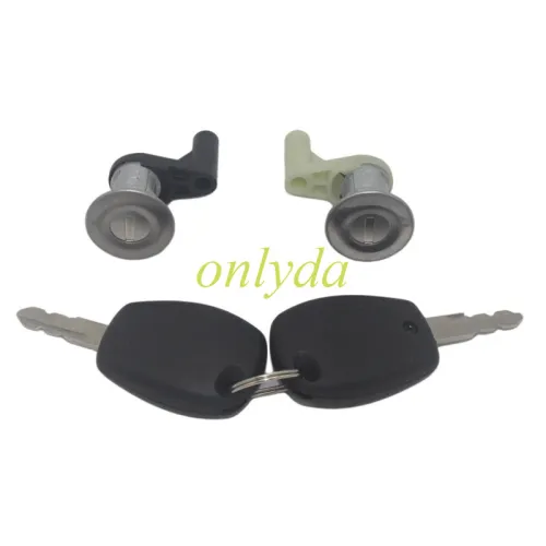 DOOR LOCK FRONT LEFT and RIGHT for Renault Twingo Dacia Logan Sandero