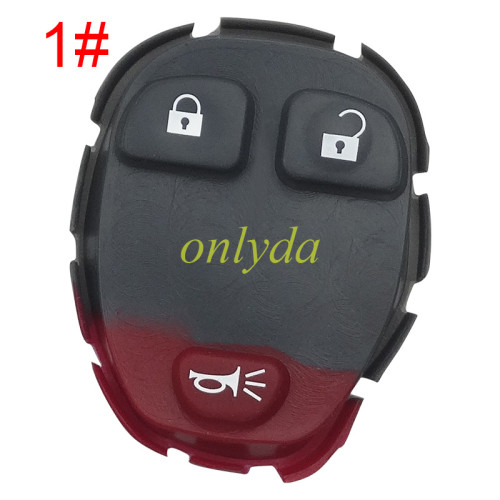 For GM Buick remote key shell button pad, pls choose the button