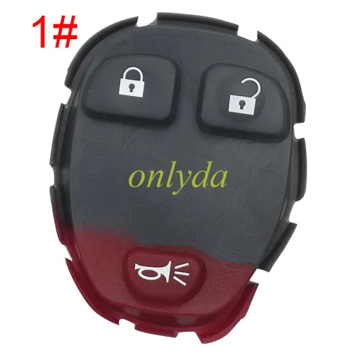 For GM Buick remote key shell button pad, pls choose the button