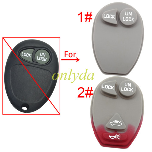 For GM Buick remote key pad, pls choose the button