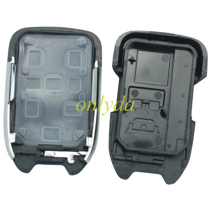 For GM  remote key blank with GMC badge place, pls choose the button