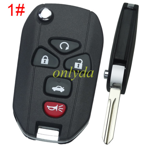 For GM modified remote key shell with badge place, pls choose the button