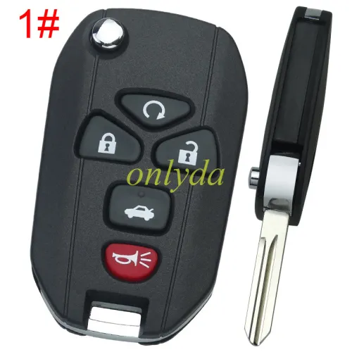 For GM modified remote key shell with badge place, pls choose the button