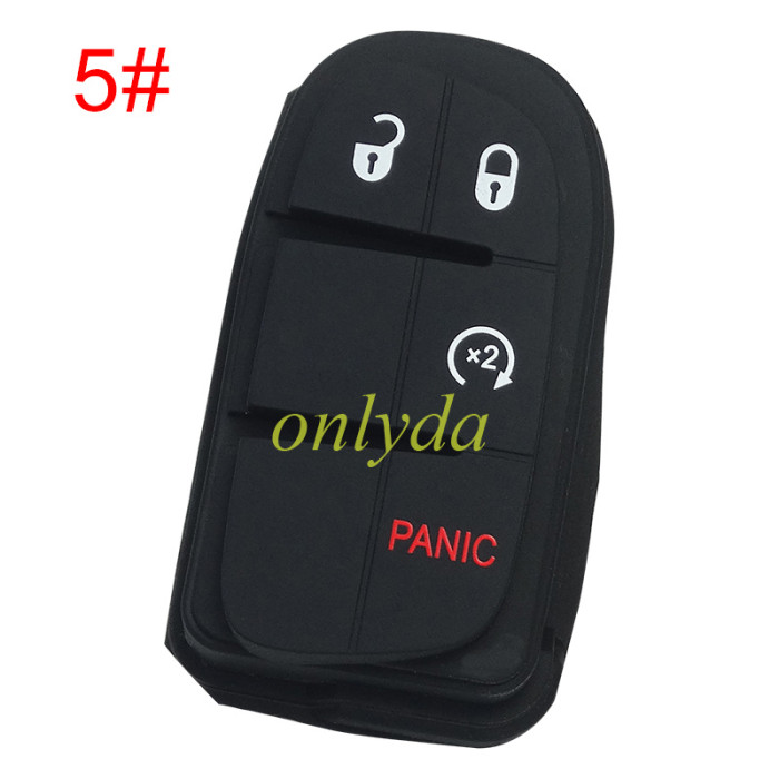 For Chrysler remote key shell button pad, pls choose the button