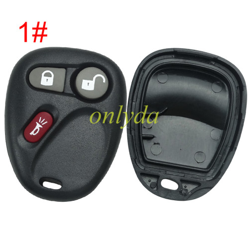 For GM Buick remote key shell, pls choose the button
