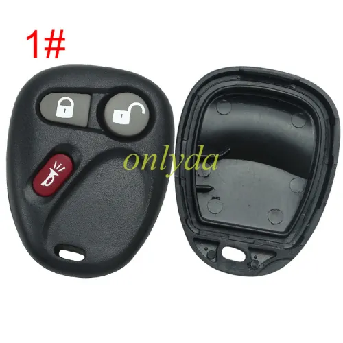 For GM Buick remote key shell, pls choose the button