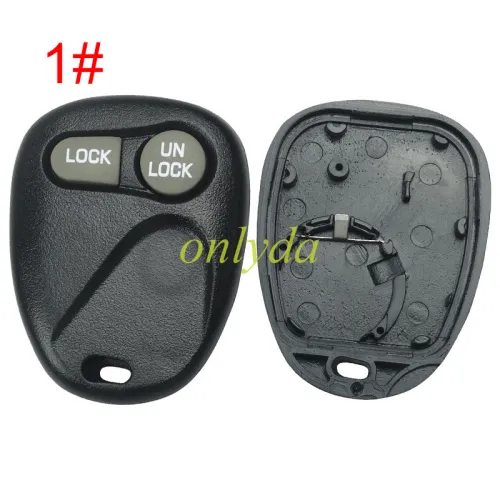 For GM Buick remote key shell with battery holder, pls choose the button