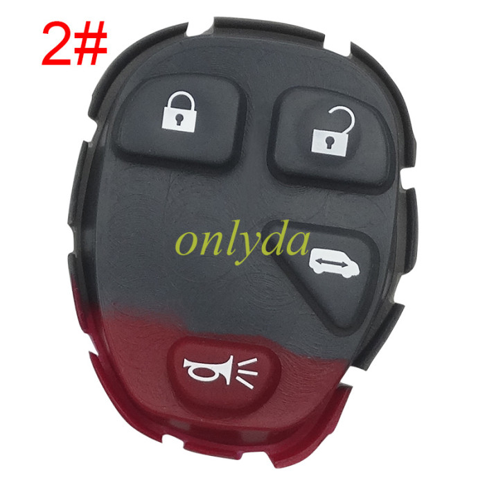 For GM Buick remote key shell button pad, pls choose the button