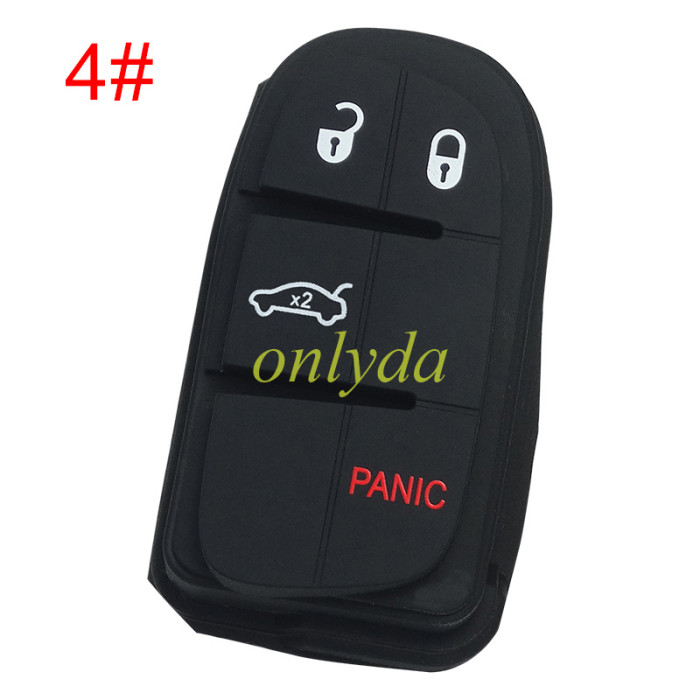 For Chrysler remote key shell button pad, pls choose the button