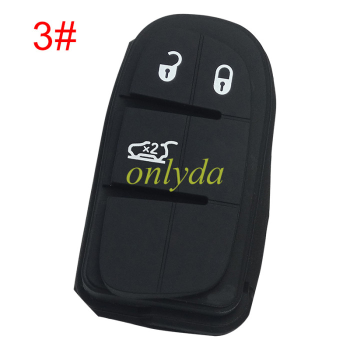 For Chrysler remote key shell button pad, pls choose the button