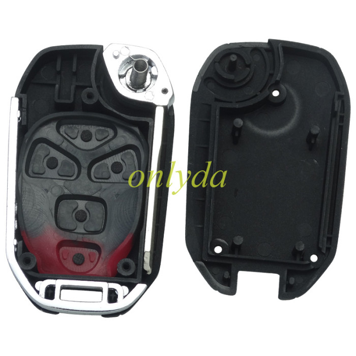 For GM modified remote key shell with badge place, pls choose the button