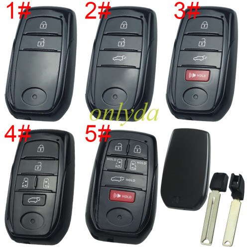 LT20-10 toyota remote key ,4B/5B/6B, pls choose the button