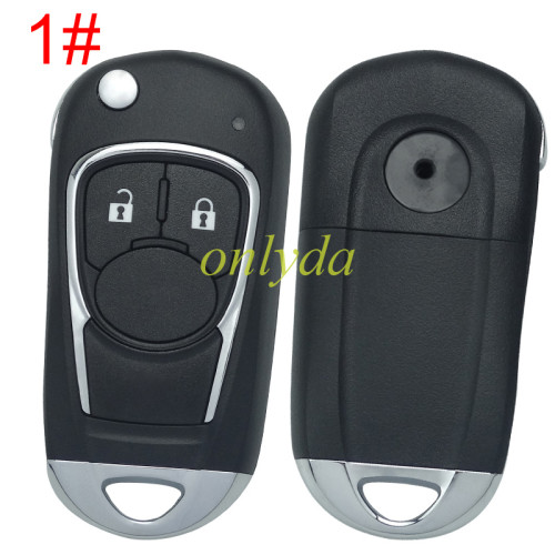 For Opel  remote key shell with round badge place, pls choose the button
