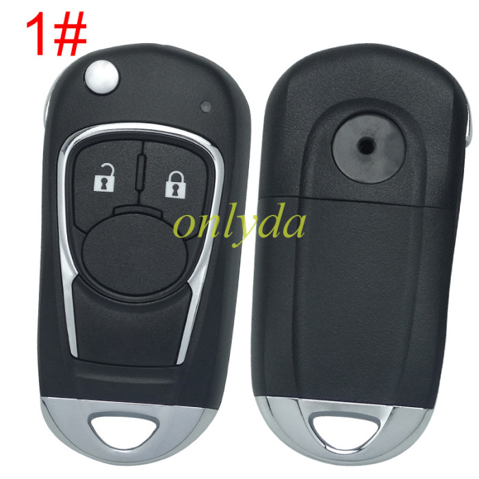 For Opel  remote key shell with round badge place, pls choose the button