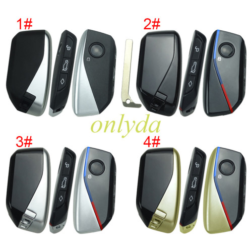 For BMW Modified NEW style remote key shell with 3button, pls choose the model