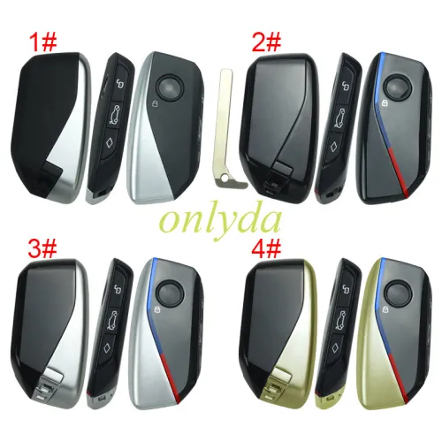 For BMW Modified NEW style remote key shell with 3button, pls choose the model