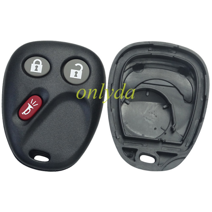 For Buick 2+1 Button key blank with battery part