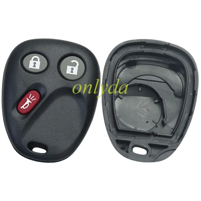 For Buick 2+1 Button key blank with battery part