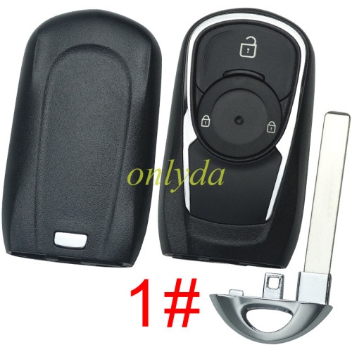 For Buick remote key shell without badge place, pls choose the button