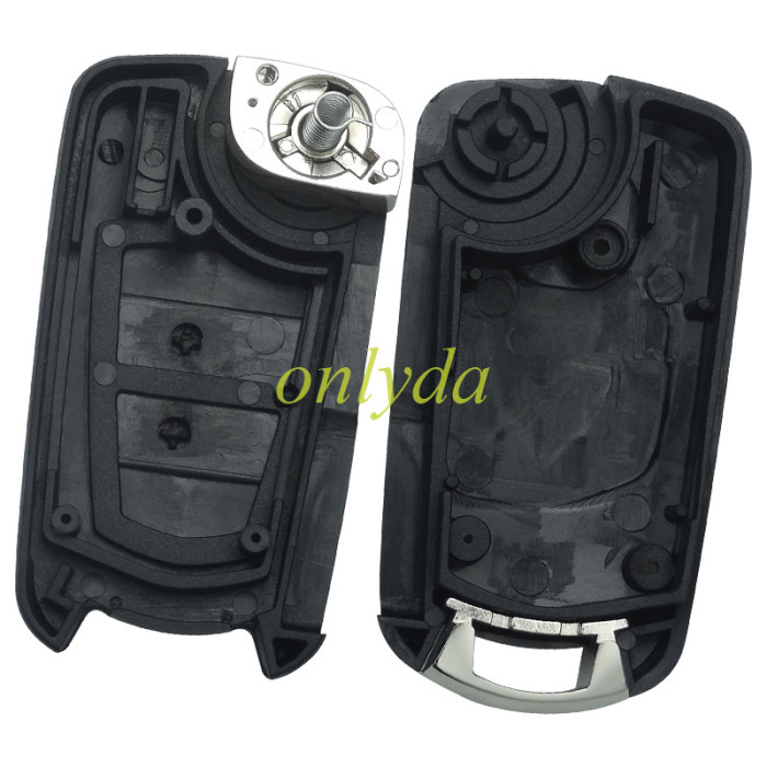 For Opel modified 2 Button remote key shell with round badge place, pls choose the blade