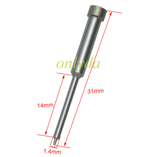 flip key pin used for flip remote key,  length 31mm,diameter  1.4mm