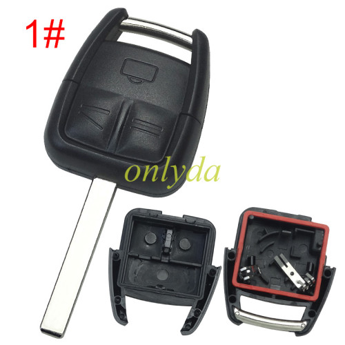 For Opel remote key shell 3button with battery holder, pls choose the blade