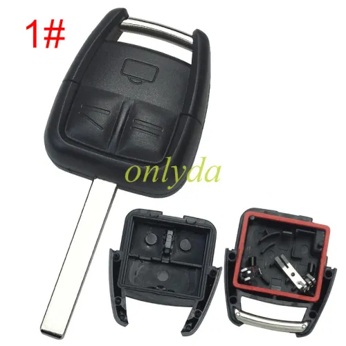 For Opel remote key shell 3button with battery holder, pls choose the blade