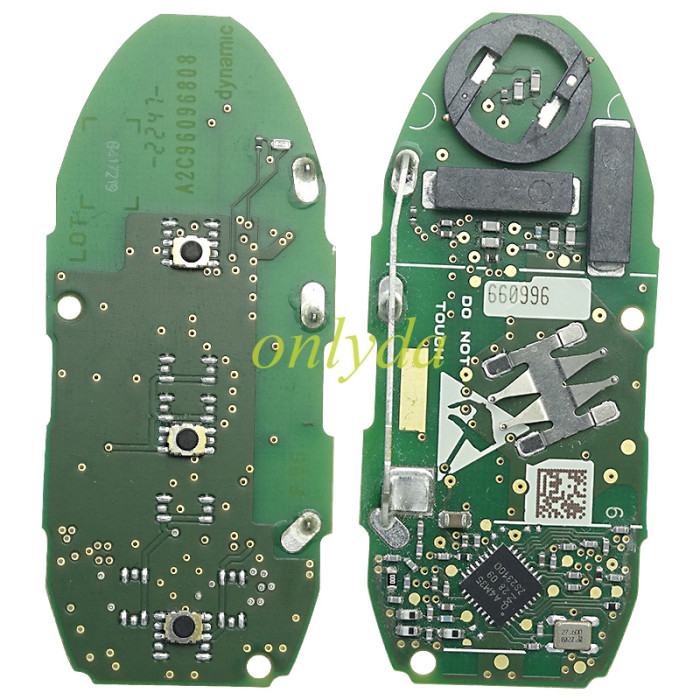 original  nissan   Car FOB Keyless Smart Remote Key 3 button  For Nissan Altima Teana Sylphy 2019+ 433Mhz 4A HITAG AES Chip