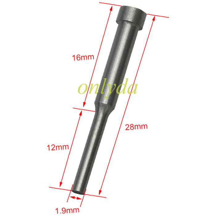 flip key pin used for flip remote key,  length 28mm,diameter 1.9mm
